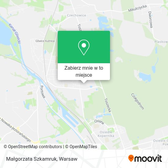 Mapa Małgorzata Szkamruk