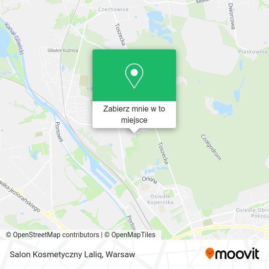 Mapa Salon Kosmetyczny Laliq