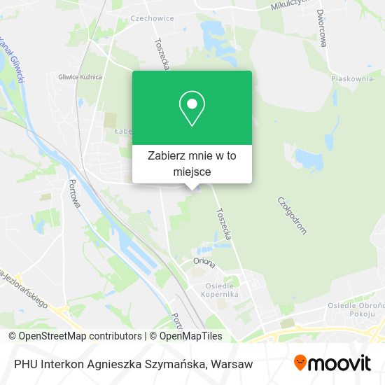 Mapa PHU Interkon Agnieszka Szymańska