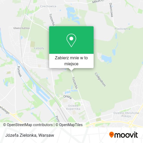 Mapa Józefa Zielonka