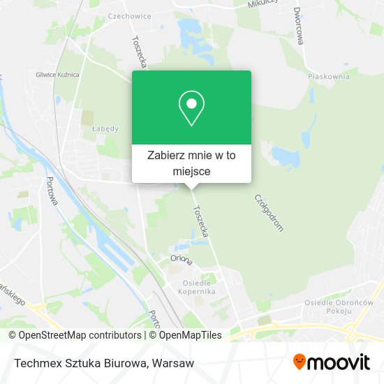 Mapa Techmex Sztuka Biurowa