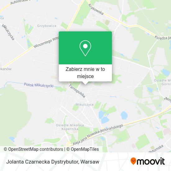 Mapa Jolanta Czarnecka Dystrybutor