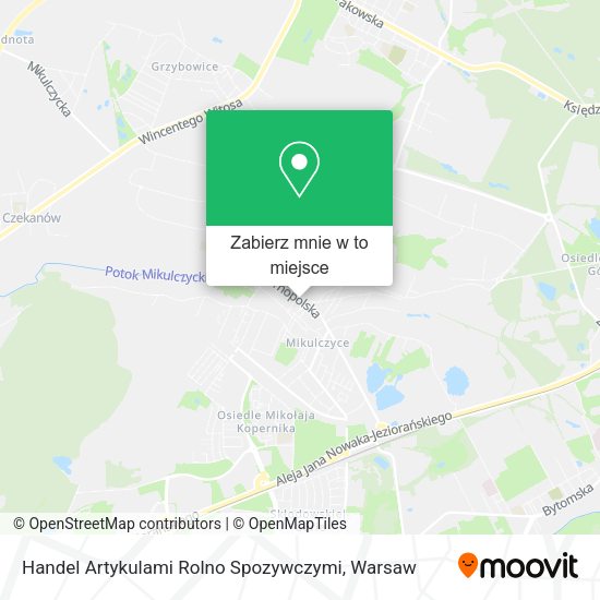 Mapa Handel Artykulami Rolno Spozywczymi