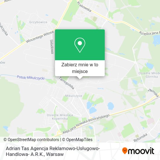 Mapa Adrian Tas Agencja Reklamowo-Usługowo-Handlowa- A.R.K.