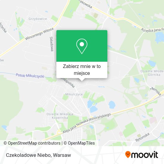 Mapa Czekoladowe Niebo