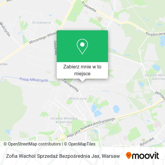 Mapa Zofia Wachol Sprzedaż Bezpośrednia Jax