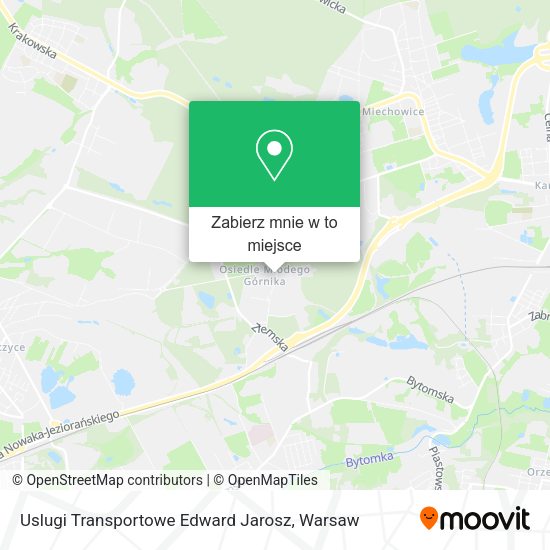 Mapa Uslugi Transportowe Edward Jarosz