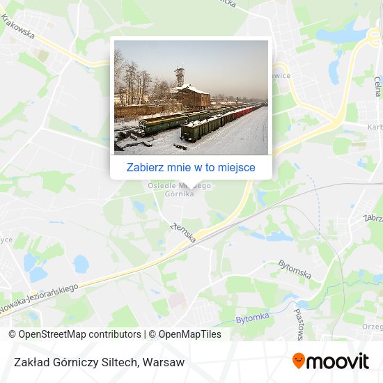 Mapa Zakład Górniczy Siltech