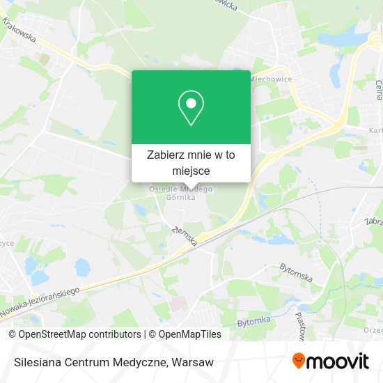 Mapa Silesiana Centrum Medyczne