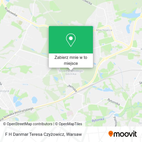 Mapa F H Danmar Teresa Czyżowicz