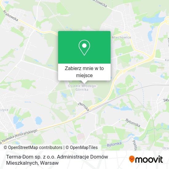 Mapa Terma-Dom sp. z o.o. Administracje Domów Mieszkalnych