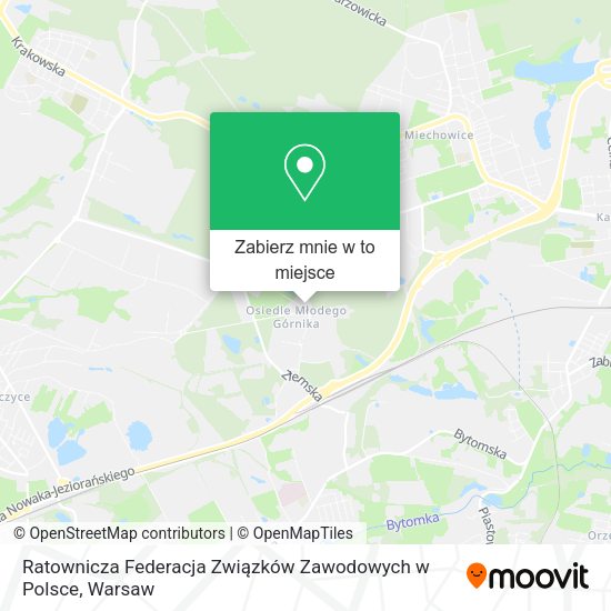 Mapa Ratownicza Federacja Związków Zawodowych w Polsce