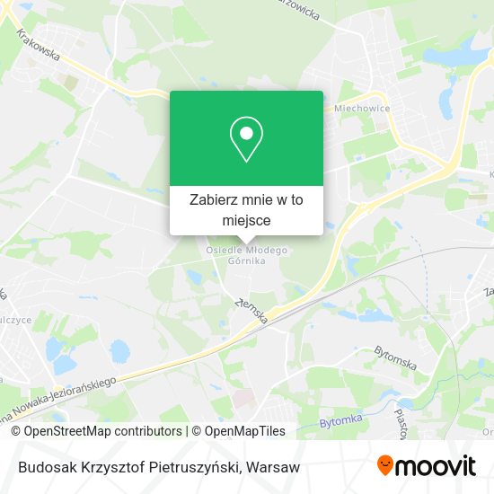 Mapa Budosak Krzysztof Pietruszyński