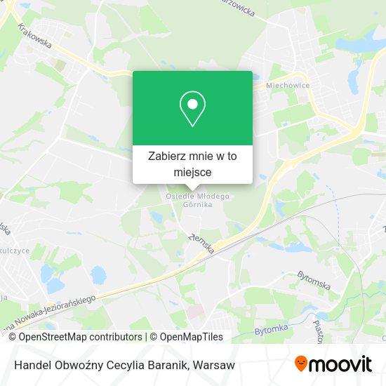 Mapa Handel Obwoźny Cecylia Baranik