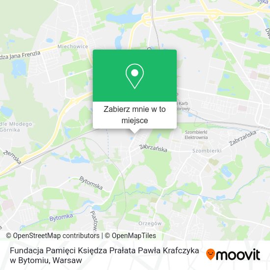 Mapa Fundacja Pamięci Księdza Prałata Pawła Krafczyka w Bytomiu