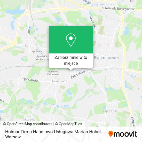 Mapa Holmar Firma Handlowo-Usługowa Marian Hohol