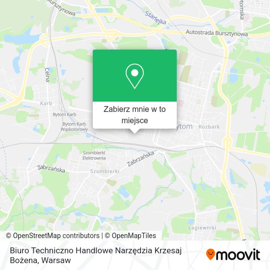 Mapa Biuro Techniczno Handlowe Narzędzia Krzesaj Bożena