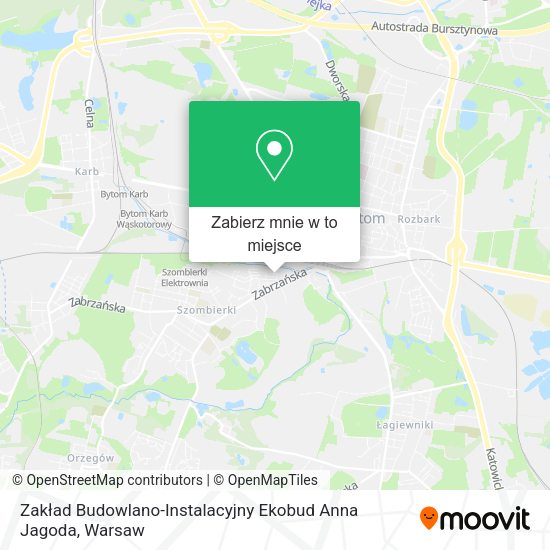 Mapa Zakład Budowlano-Instalacyjny Ekobud Anna Jagoda