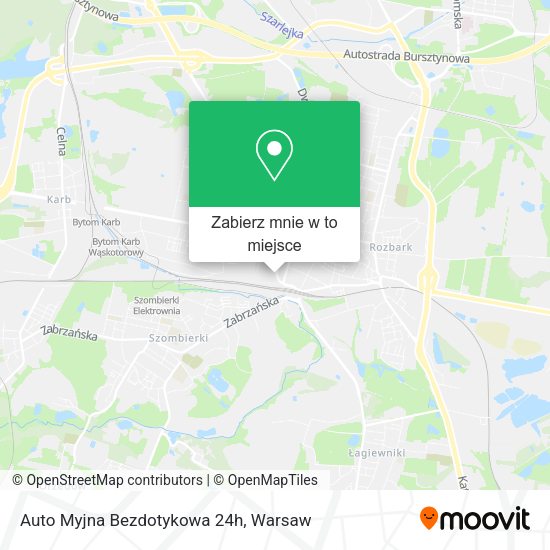 Mapa Auto Myjna Bezdotykowa 24h