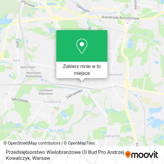 Mapa Przedsiębiorstwo Wielobranżowe Ol Bud Pro Andrzej Kowalczyk