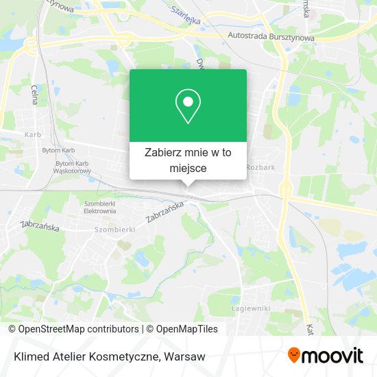 Mapa Klimed Atelier Kosmetyczne