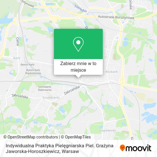 Mapa Indywidualna Praktyka Pielęgniarska Piel. Grażyna Jaworska-Horoszkiewicz