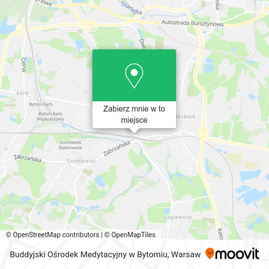 Mapa Buddyjski Ośrodek Medytacyjny w Bytomiu