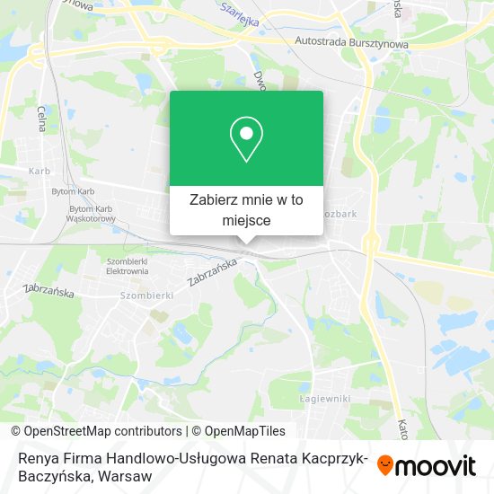 Mapa Renya Firma Handlowo-Usługowa Renata Kacprzyk-Baczyńska