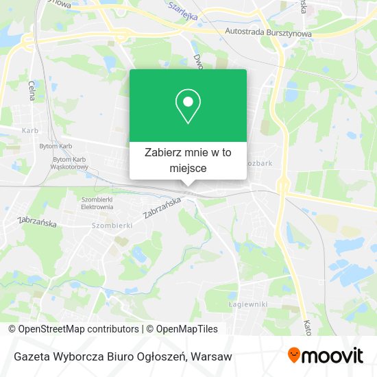 Mapa Gazeta Wyborcza Biuro Ogłoszeń