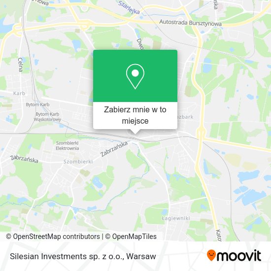 Mapa Silesian Investments sp. z o.o.