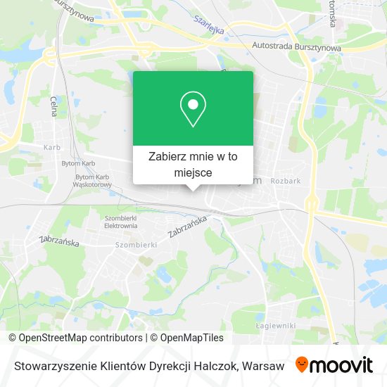 Mapa Stowarzyszenie Klientów Dyrekcji Halczok