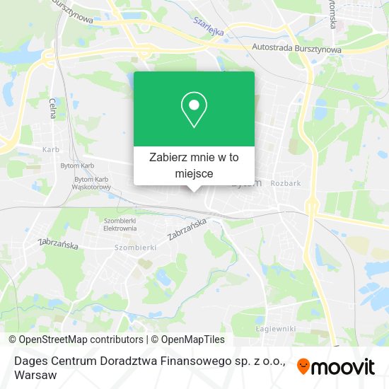 Mapa Dages Centrum Doradztwa Finansowego sp. z o.o.