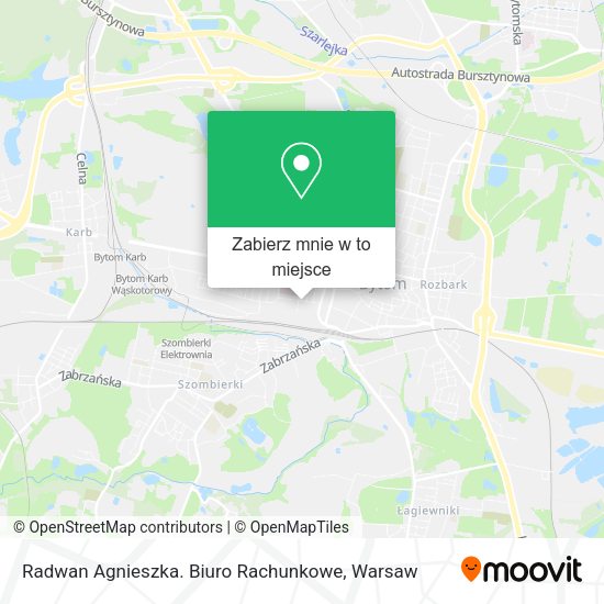 Mapa Radwan Agnieszka. Biuro Rachunkowe