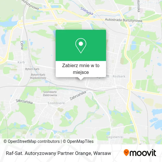 Mapa Raf-Sat. Autoryzowany Partner Orange