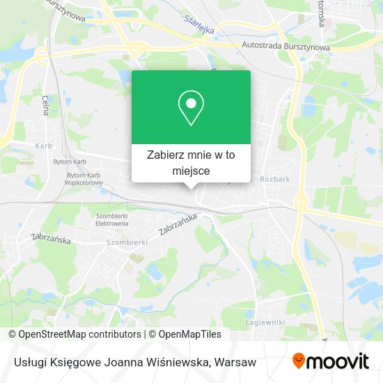 Mapa Usługi Księgowe Joanna Wiśniewska