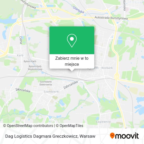 Mapa Dag Logistics Dagmara Greczkowicz