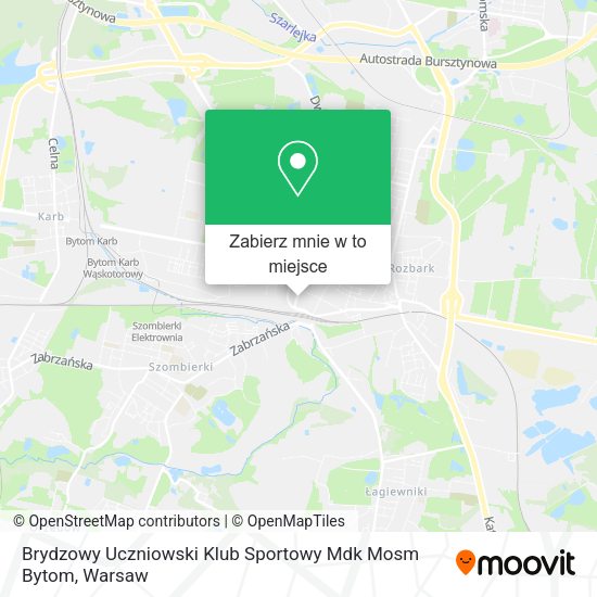 Mapa Brydzowy Uczniowski Klub Sportowy Mdk Mosm Bytom