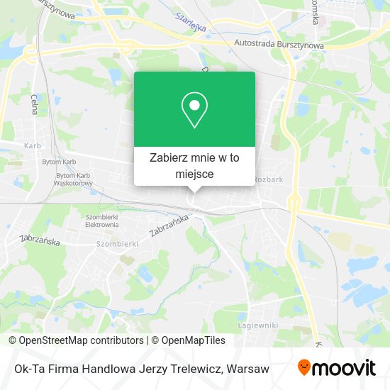 Mapa Ok-Ta Firma Handlowa Jerzy Trelewicz