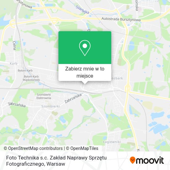 Mapa Foto Technika s.c. Zakład Naprawy Sprzętu Fotograficznego