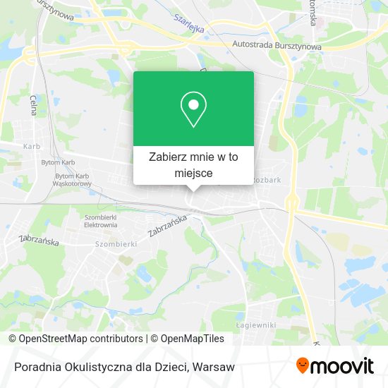 Mapa Poradnia Okulistyczna dla Dzieci