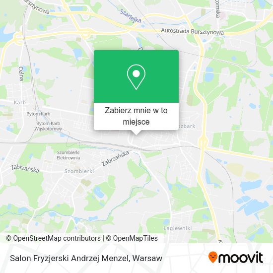 Mapa Salon Fryzjerski Andrzej Menzel