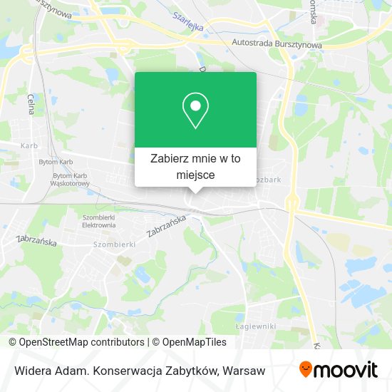 Mapa Widera Adam. Konserwacja Zabytków