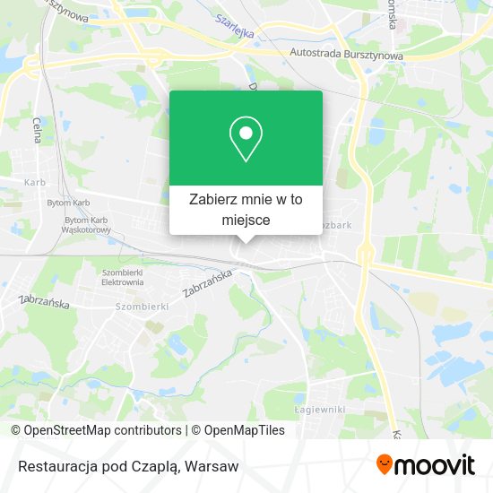 Mapa Restauracja pod Czaplą