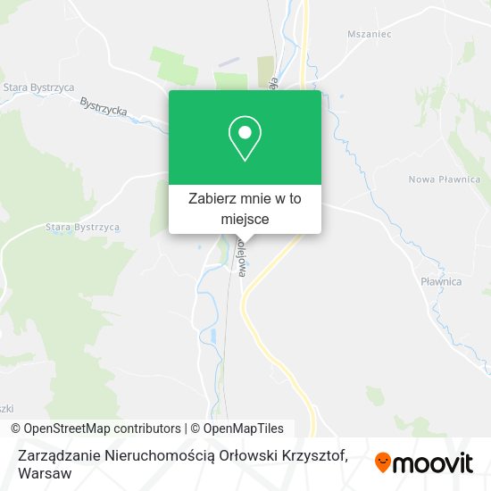 Mapa Zarządzanie Nieruchomością Orłowski Krzysztof