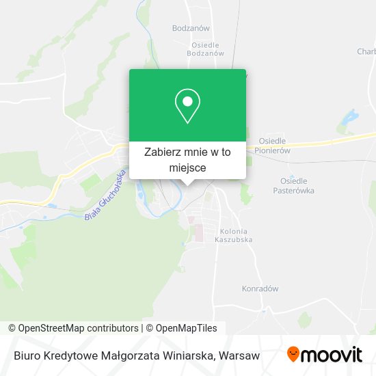 Mapa Biuro Kredytowe Małgorzata Winiarska