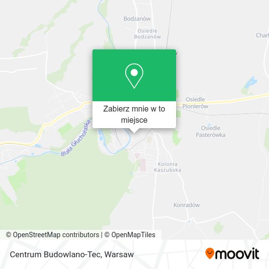 Mapa Centrum Budowlano-Tec