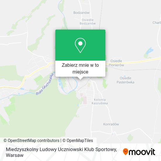 Mapa Miedzyszkolny Ludowy Uczniowski Klub Sportowy