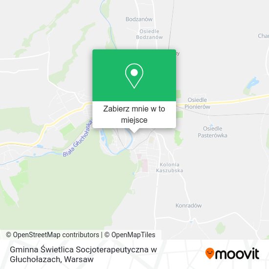 Mapa Gminna Świetlica Socjoterapeutyczna w Głuchołazach