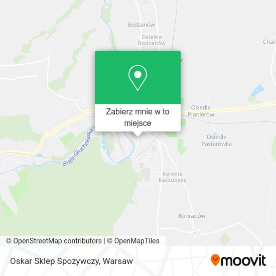 Mapa Oskar Sklep Spożywczy