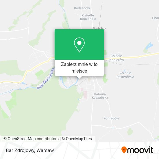 Mapa Bar Zdrojowy